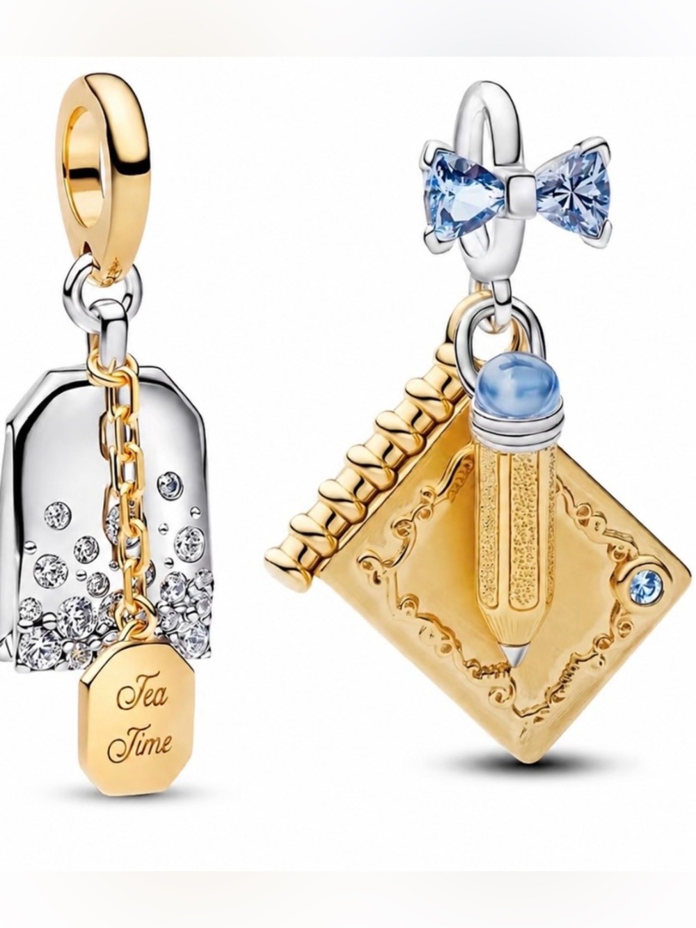 ✨ Bridgerton Tea Time or Notebook Pencil Dangle Charm Choose One ✨
